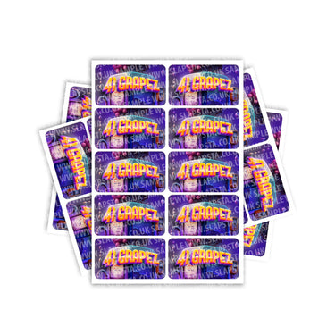 41 Grapez Rectangle / Pre - Roll Labels - Pre - Roll (10.16cm x 6.7cm)