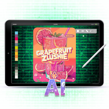 AI Strain Packaging Design (Any Label Type) - Default Title