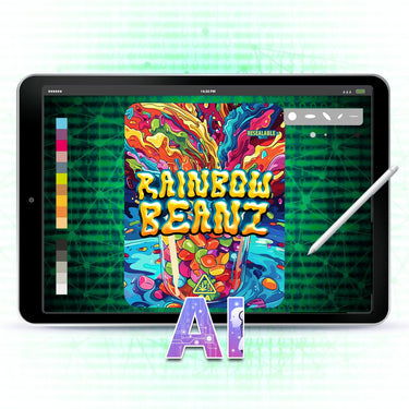 AI Strain Packaging Design (Any Label Type) - Default Title