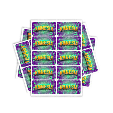Amensia Rectangle / Pre - Roll Labels - Pre - Roll (10.16cm x 6.7cm)