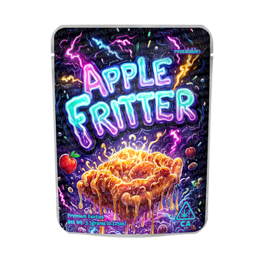 Apple Fritters Mylar Pouches Pre - Labeled - 3.5g (1/8oz)