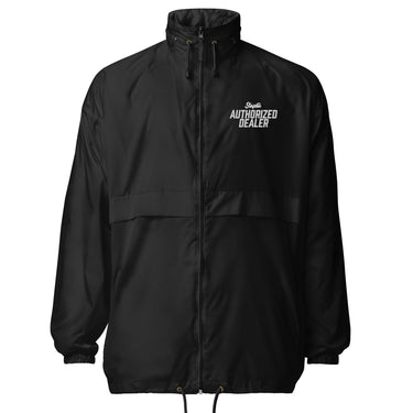 Authorized Dealer Unisex windbreaker - Black
