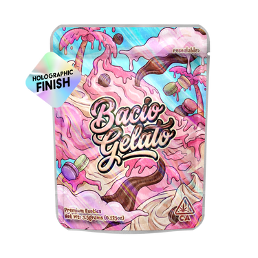 Bacio Gelato Mylar Sticker Packs - SLAPSTA