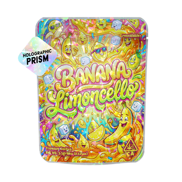 Banana Limoncello Mylar Sticker Packs - SLAPSTA