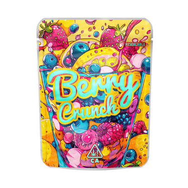 Berry Crunch Mylar Pouches Pre - Labeled - 3.5g (1/8oz)