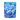 Blue Cough Mylar Pouches Pre - Labeled - 3.5g (1/8oz)