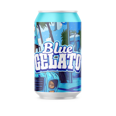 Blue Gelato Plastic Soda Cans - SLAPSTA