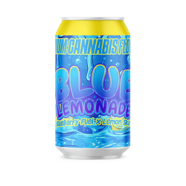 Blue Lemonade Plastic Soda Cans - SLAPSTA