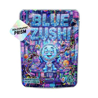 Blue Zushi Mylar Sticker Packs - SLAPSTA