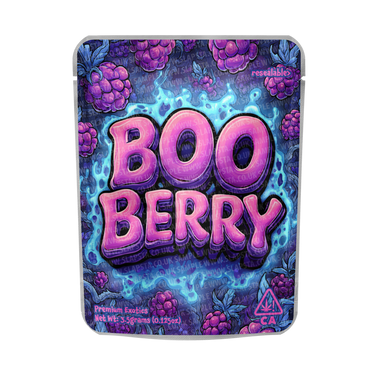 Boo Berry Mylar Pouches Pre - Labeled - 3.5g (1/8oz)