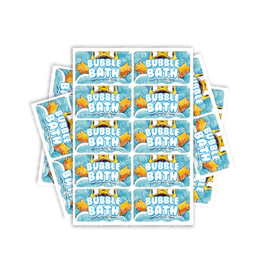 Bubble Bath Rectangle / Pre - Roll Labels - SLAPSTA