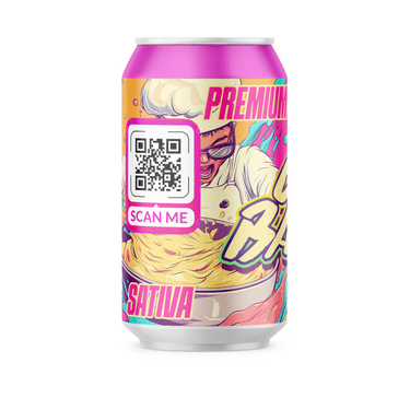 Cake Batter Plastic Soda Cans - 16pcs