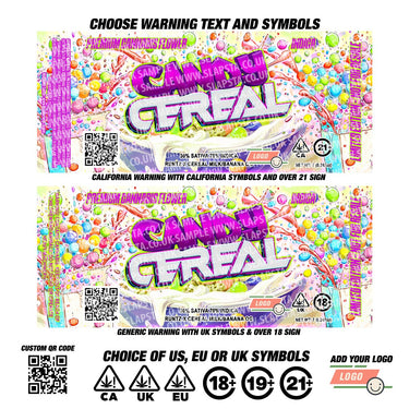 Candy Cereal UV Miron Jars - SLAPSTA