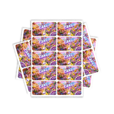 Candy Z Rectangle / Pre - Roll Label - Pre - Roll (10.16cm x 6.7cm)