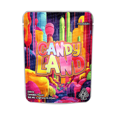 Candyland Mylar Pouches Pre - Labeled - 3.5g (1/8oz)