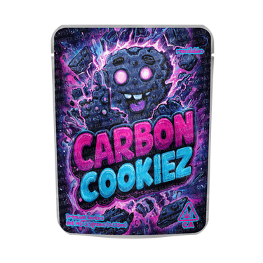 Carbon Cookiez Mylar Pouches Pre - Labeled - 3.5g (1/8oz)