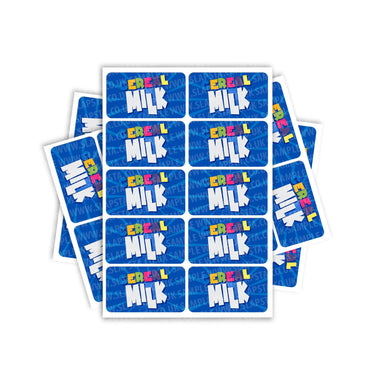 Cereal Milk Rectangle / Pre - Roll Label - Pre - Roll (10.16cm x 6.7cm)