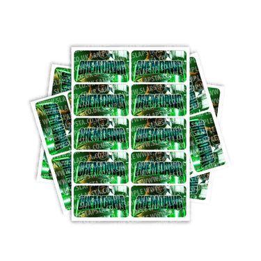 Chemdawg Rectangle / Pre - Roll Label - Pre - Roll (10.16cm x 6.7cm)