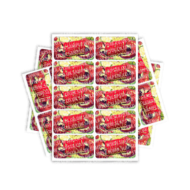 Cherry Crush Rectangle / Pre - Roll Label - Pre - Roll (10.16cm x 6.7cm)