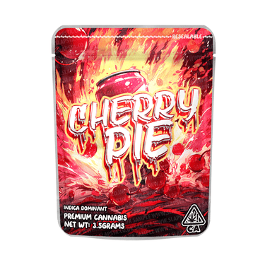 Cherry Pie Mylar Pouches Pre - Labeled - 3.5g (1/8oz)