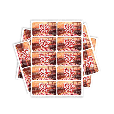 Cherry Pie Rectangle / Pre - Roll Label - Pre - Roll (10.16cm x 6.7cm)