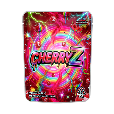Cherry Z Mylar Pouches Pre - Labeled - 3.5g (1/8oz)