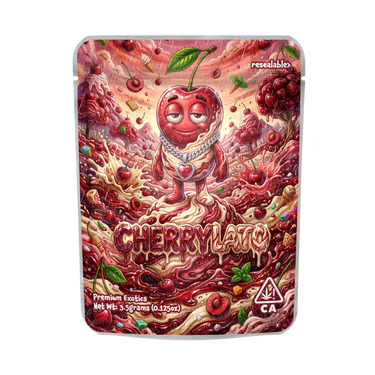 Cherrylato Mylar Pouches Pre - Labeled - 3.5g (1/8oz)