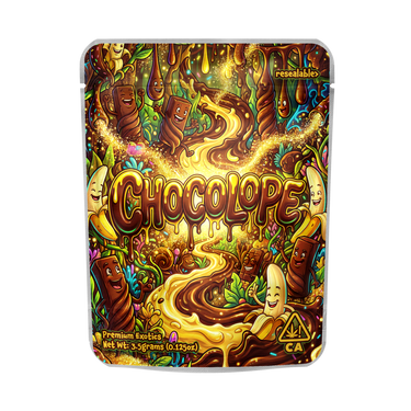 Chocolope Mylar Pouches Pre - Labeled - 3.5g (1/8oz)