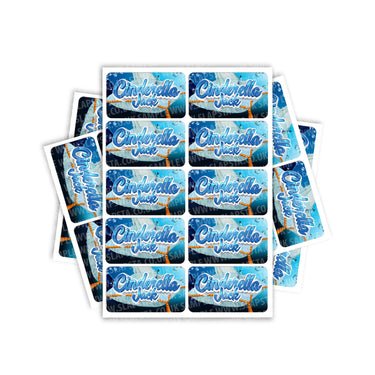 Cinderella Jack Rectangle / Pre - Roll Label - Pre - Roll (10.16cm x 6.7cm)