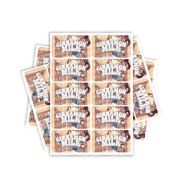 Cinnimon Milk Rectangle / Pre - Roll Label - Pre - Roll (10.16cm x 6.7cm)