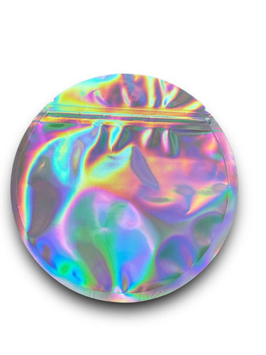 Circle 3.5g Mylar Bags Holographic - SLAPSTA