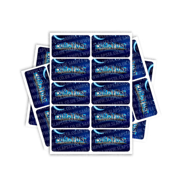 Comatose Rectangle / Pre - Roll Label - Pre - Roll (10.16cm x 6.7cm)