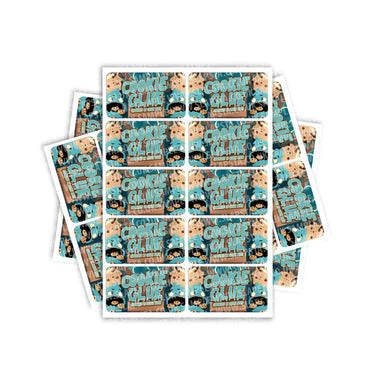 Cookie Glue Rectangle / Pre - Roll Label - Pre - Roll (10.16cm x 6.7cm)