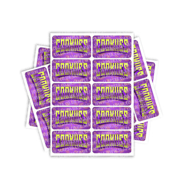 Cookies Rectangle / Pre - Roll Label - Pre - Roll (10.16cm x 6.7cm)