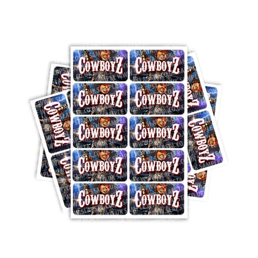 Cowboys Rectangle / Pre - Roll Label - SLAPSTA