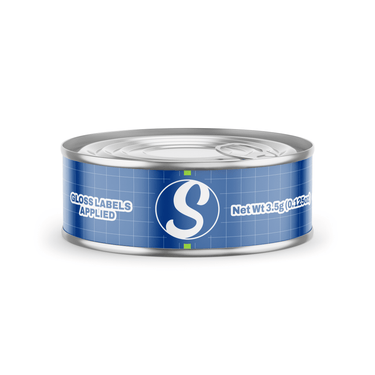 Custom 3.5g (1/8th Ounce) Pull - Ring Tins + Caps - 60pcs