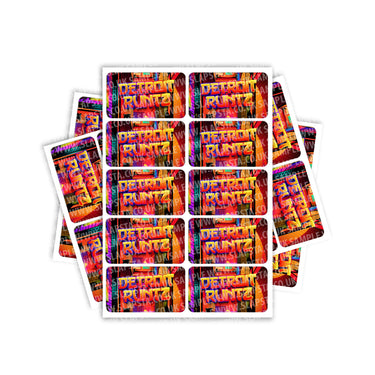 Devil Driver Rectangle / Pre - Roll Label - Pre - Roll (10.16cm x 6.7cm)