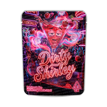 Dirty Shirley Mylar Pouches Pre - Labeled - 3.5g (1/8oz)