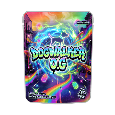 Dogwalker OG Mylar Pouches Pre - Labeled - 3.5g (1/8oz)