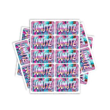Donutz Rectangle / Pre - Roll Label - Pre - Roll (10.16cm x 6.7cm)