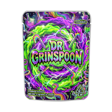 Dr Grinspoon Mylar Pouches Pre - Labeled - 3.5g (1/8oz)