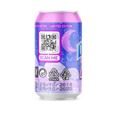 Dream Zoda Plastic Soda Cans - 16pcs