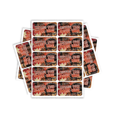 Enter The Darkside Rectangle / Pre - Roll Label - Pre - Roll (10.16cm x 6.7cm)