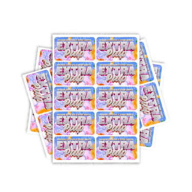 Extra Pulp Rectangle / Pre - Roll Label - Pre - Roll (10.16cm x 6.7cm)