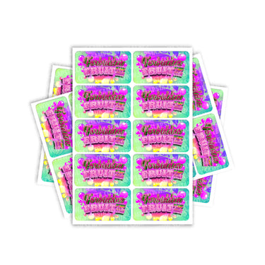Forbidden Fruitz Rectangle / Pre - Roll Label - Pre - Roll (10.16cm x 6.7cm)