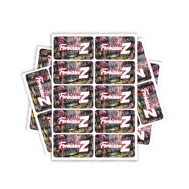 Forbidden Z Rectangle / Pre - Roll Label - Pre - Roll (10.16cm x 6.7cm)