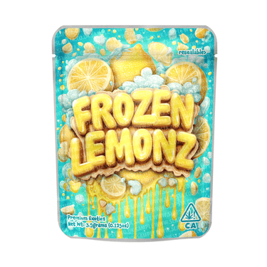 Frozen Lemonz Holo Mylar Sticker Packs - 3.5g (1/8oz)