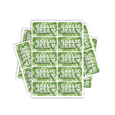 Garlic Jelly Rectangle / Pre - Roll Label - Pre - Roll (10.16cm x 6.7cm)