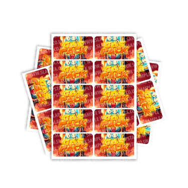 Gas Packs Rectangle / Pre - Roll Label - Pre - Roll (10.16cm x 6.7cm)