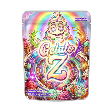 Gelato 41 Z Mylar Pouches Pre - Labeled - 3.5g (1/8oz)